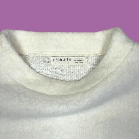 Hackwith Cozy White Sweater 4XL
