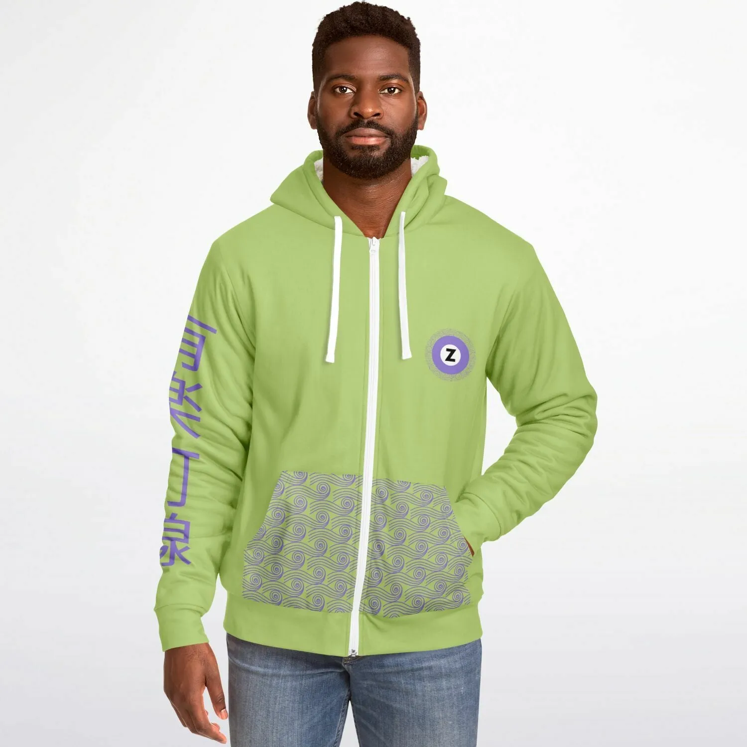 Hanzōmon Line Ultra-Soft Microfleece Zip Hoodie