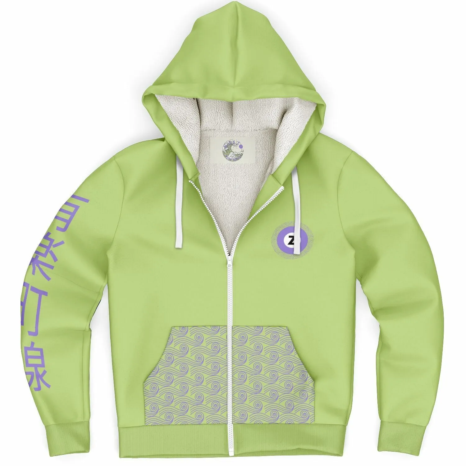 Hanzōmon Line Ultra-Soft Microfleece Zip Hoodie