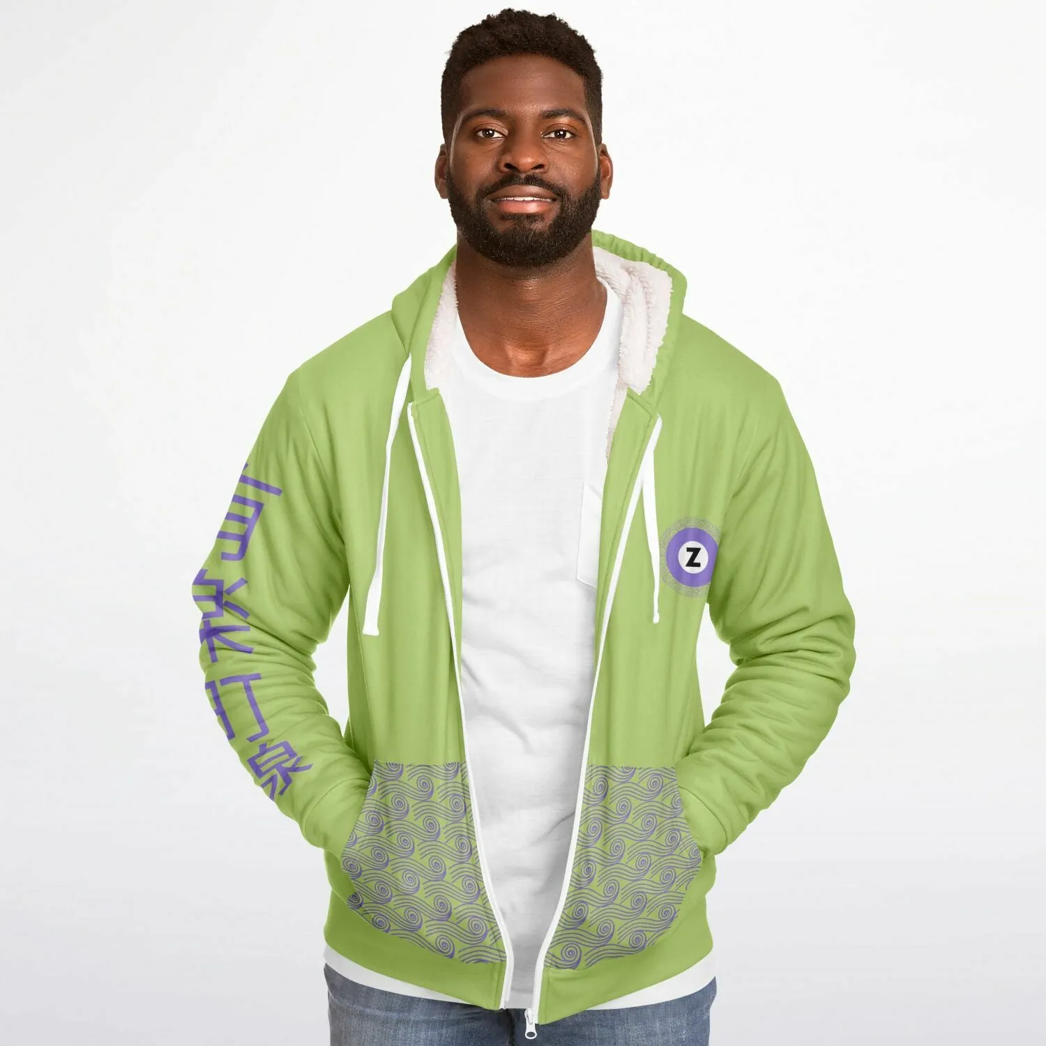 Hanzōmon Line Ultra-Soft Microfleece Zip Hoodie