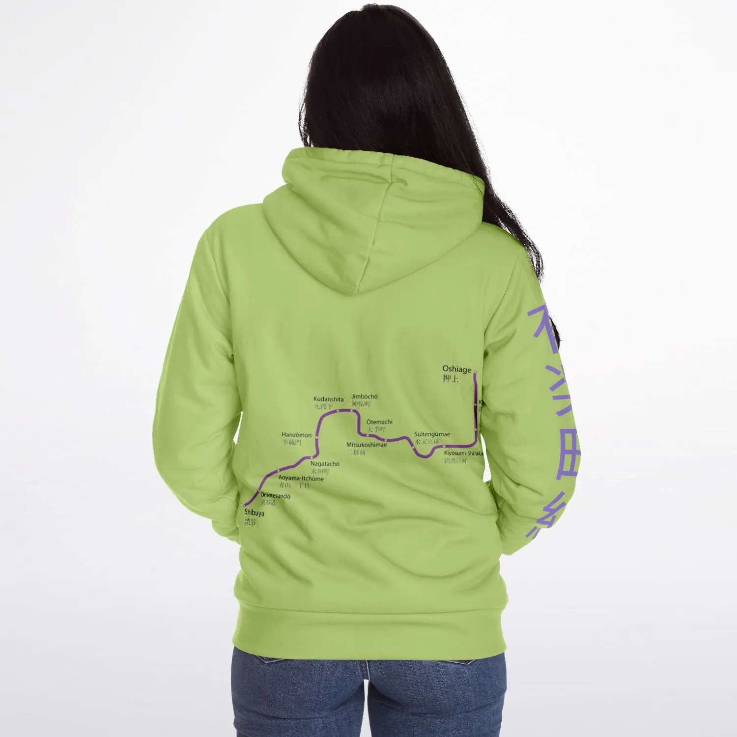Hanzōmon Line Ultra-Soft Microfleece Zip Hoodie