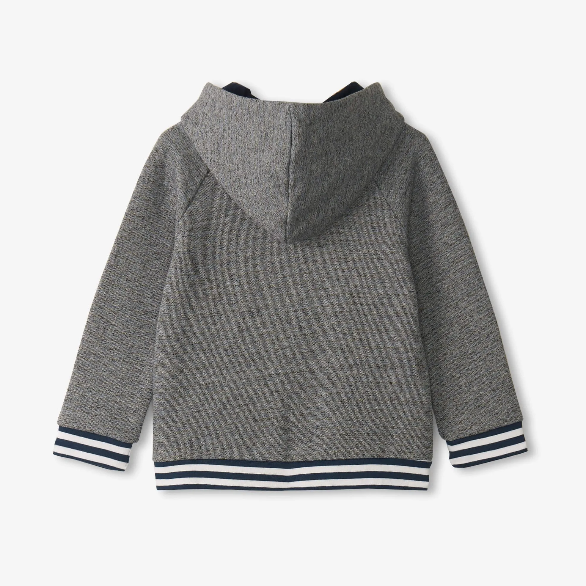 Hatley Full Zip Hoodie - Flame Blue