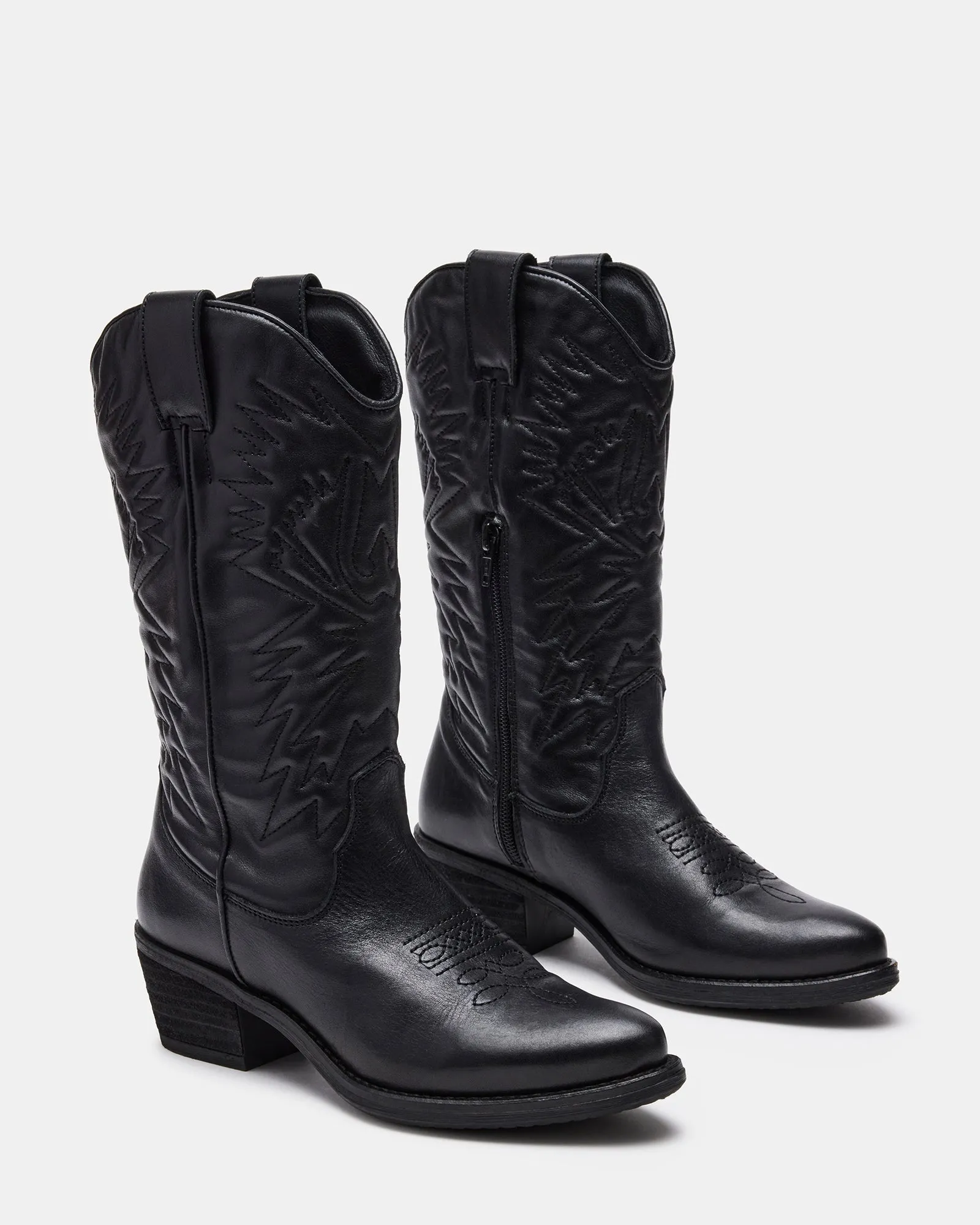 HAYWARD BLACK LEATHER