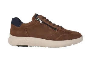 'Heiko' men's wide fit (H) sneaker - brown