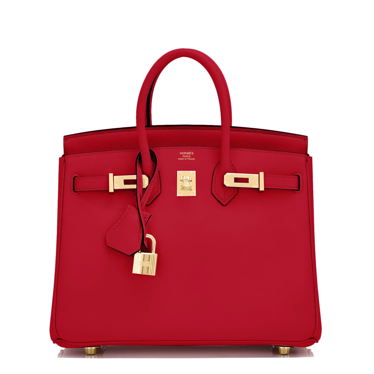 Hermes Birkin 25cm Rouge Piment Swift Red Gold Hardware