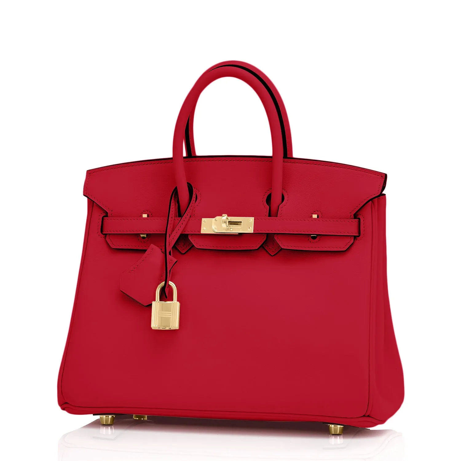 Hermes Birkin 25cm Rouge Piment Swift Red Gold Hardware