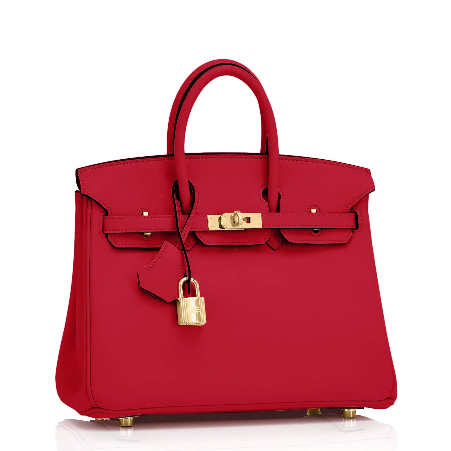 Hermes Birkin 25cm Rouge Piment Swift Red Gold Hardware