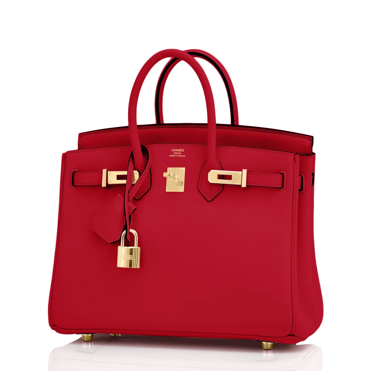 Hermes Birkin 25cm Rouge Piment Swift Red Gold Hardware