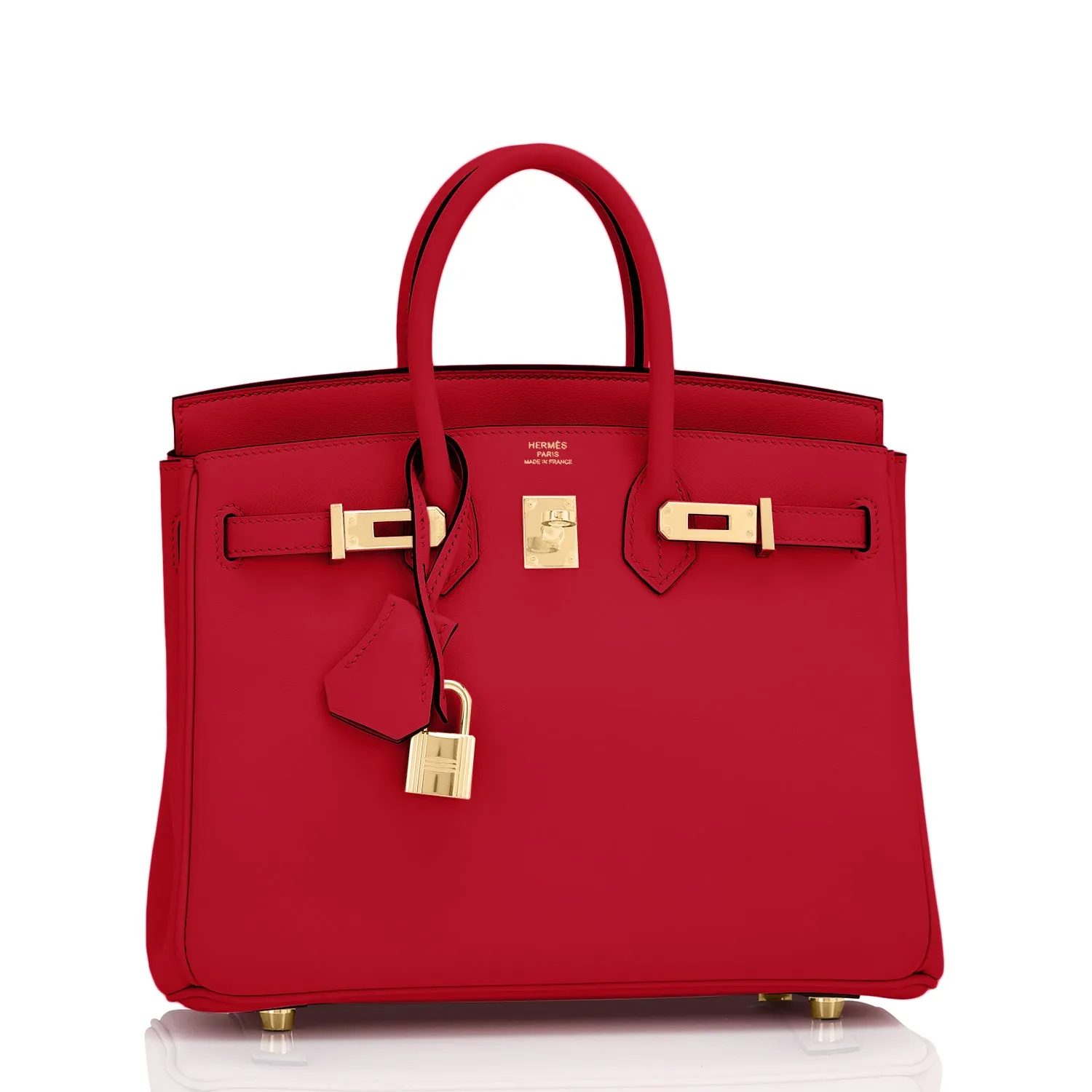 Hermes Birkin 25cm Rouge Piment Swift Red Gold Hardware