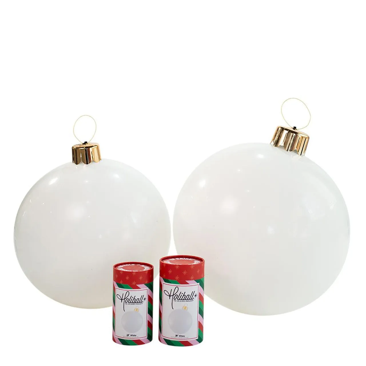 HOLIBALL- 18" WHITE INFLATABLE BALL