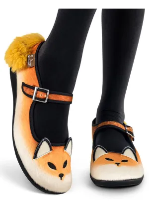 Hot Chocolate Design Fox Ballerina's Brown