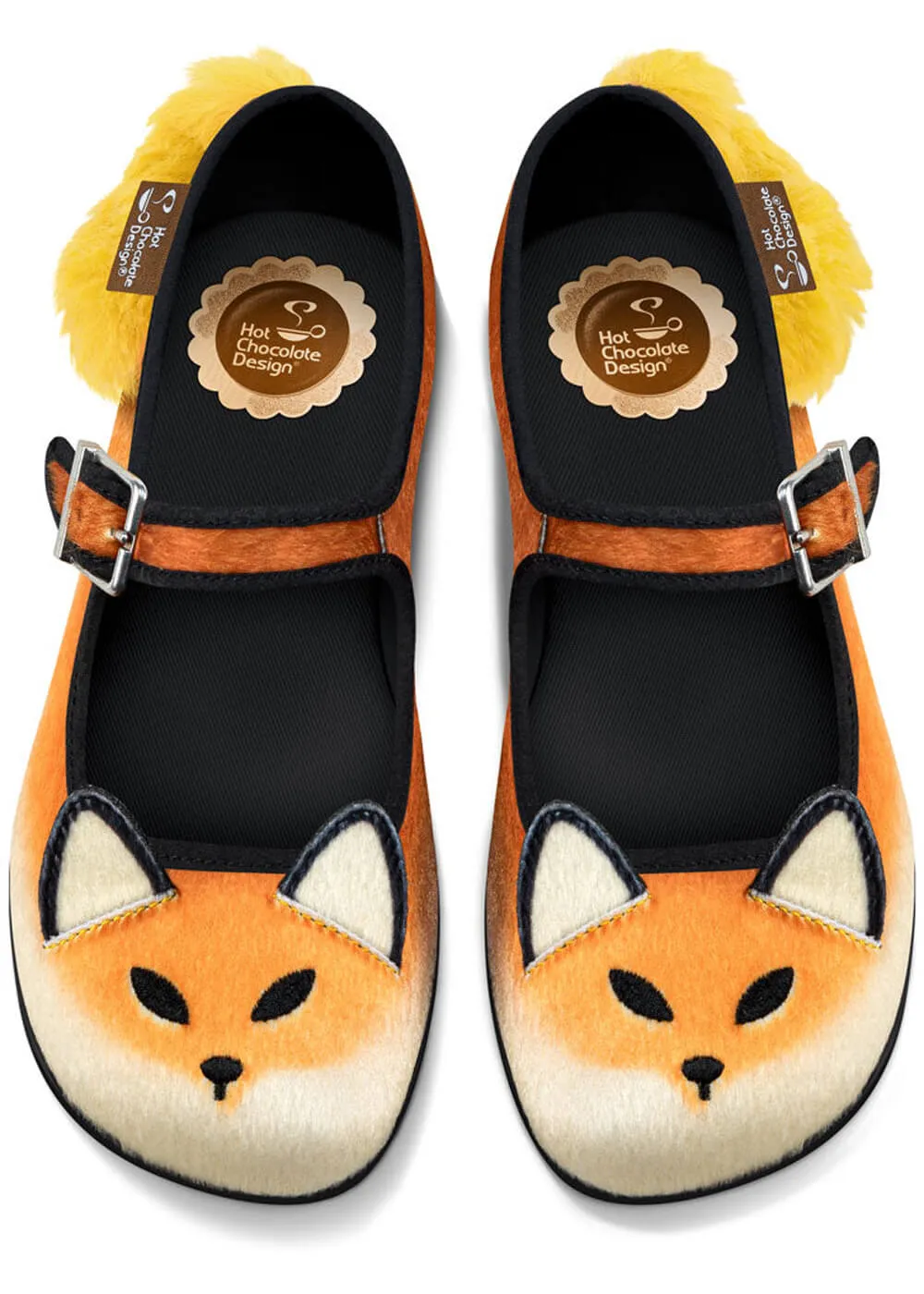 Hot Chocolate Design Fox Ballerina's Brown