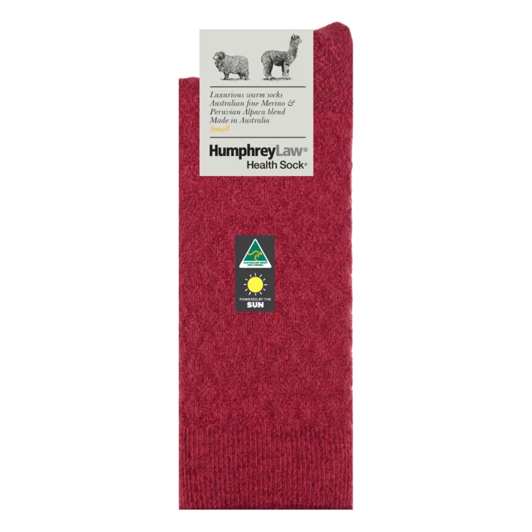 Humphrey Law Alpaca Quilted Health Sock - 6 Colours
