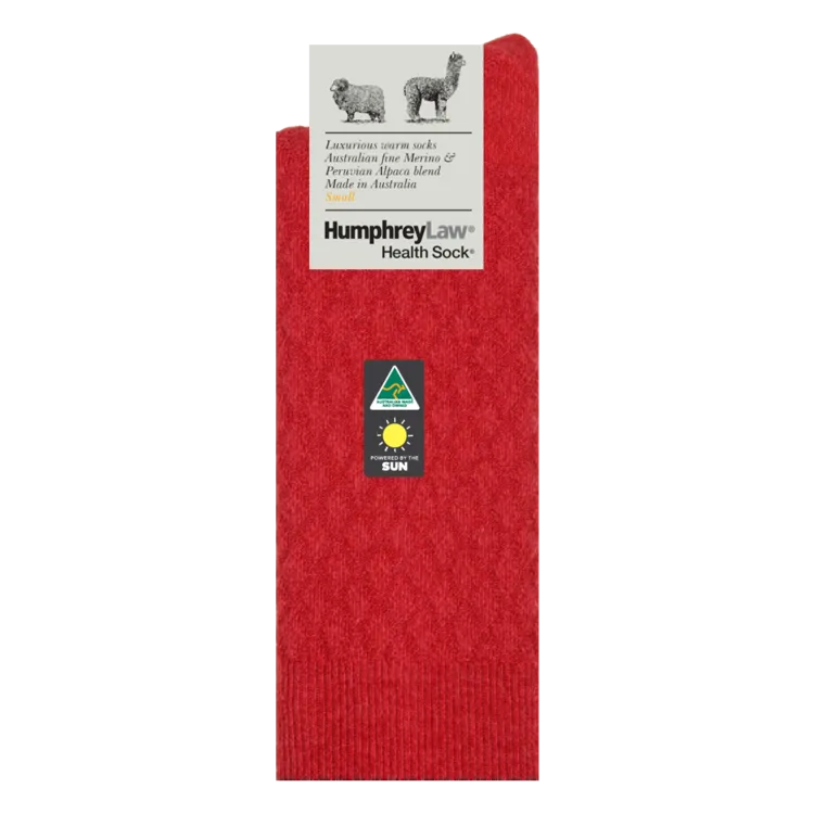 Humphrey Law Alpaca Quilted Health Sock - 6 Colours