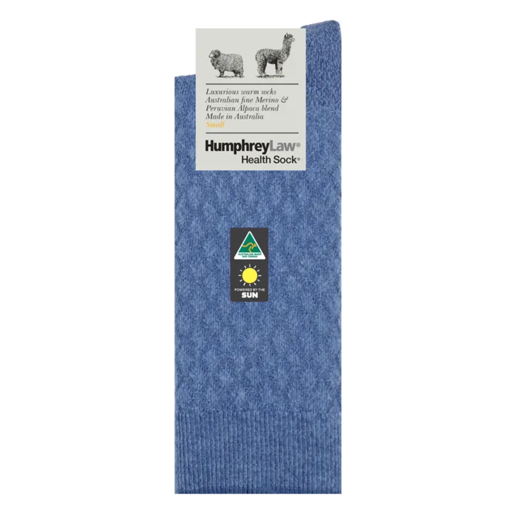 Humphrey Law Alpaca Quilted Health Sock - 6 Colours