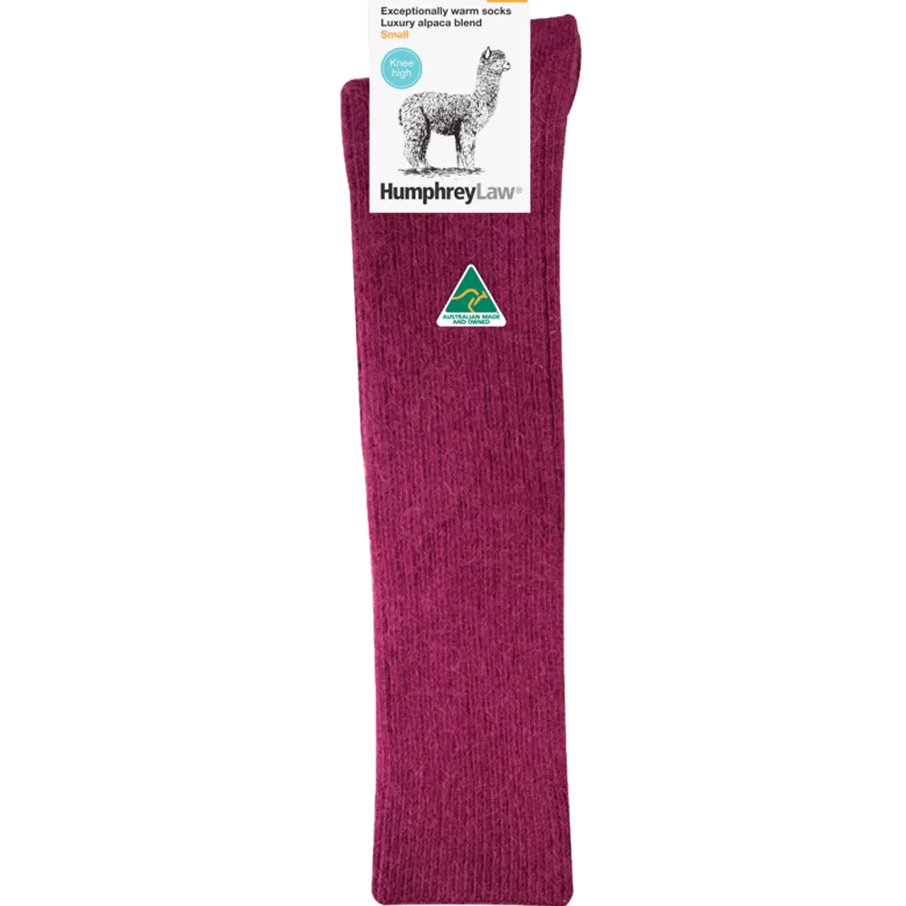 Humphrey Law Women's Alpaca Knee-High Sock - 4 Colours
