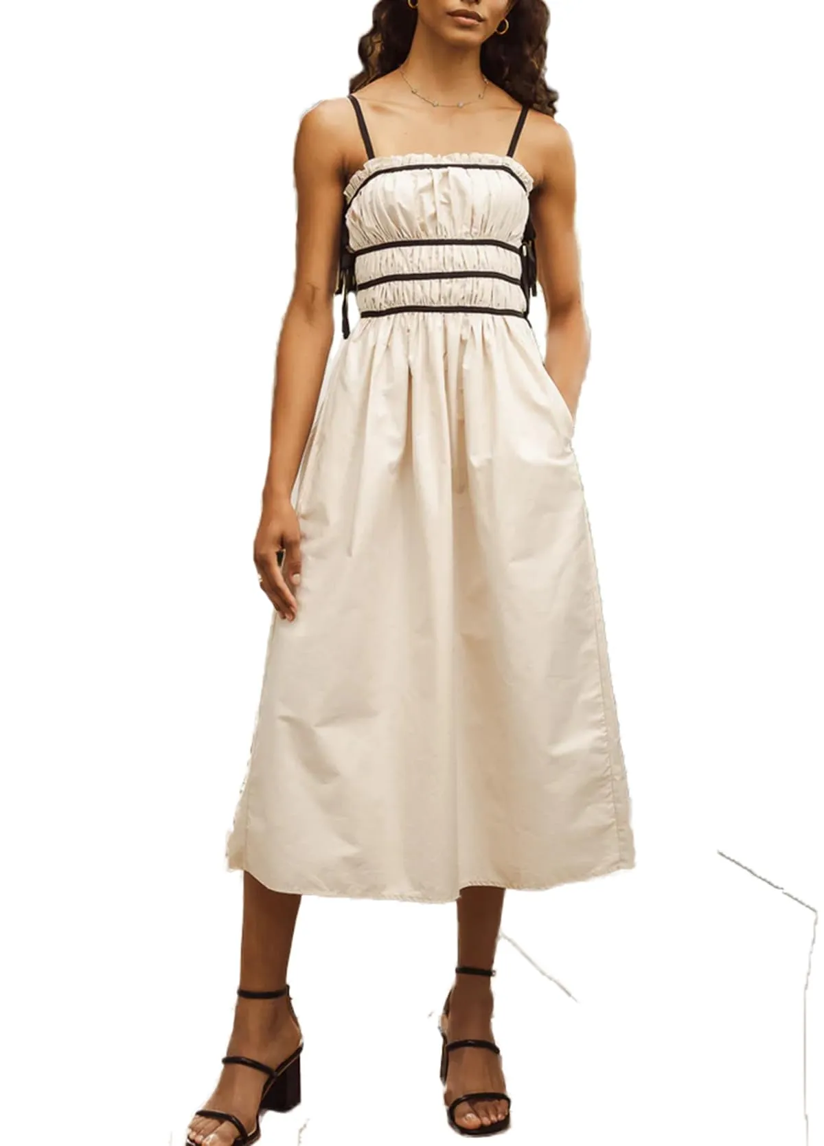 In the Moment Side Tie Dress