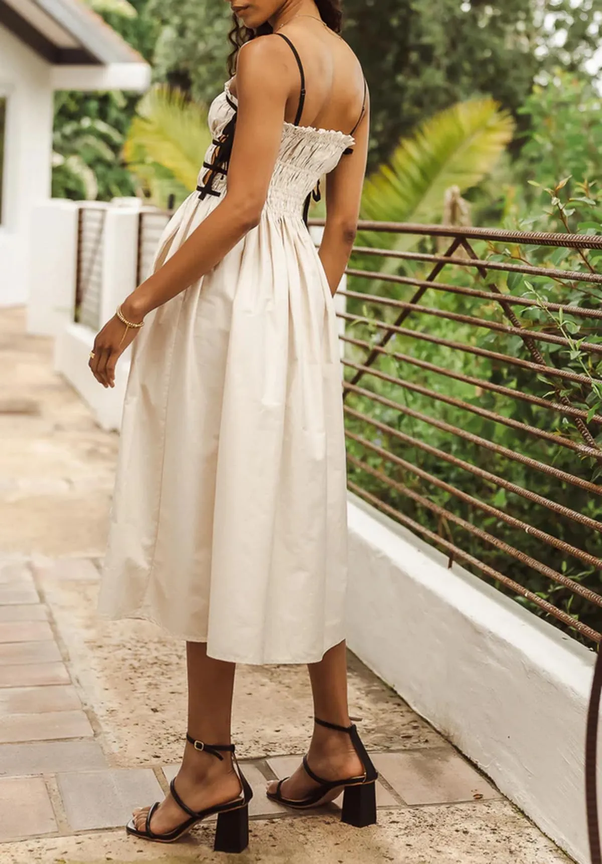 In the Moment Side Tie Dress