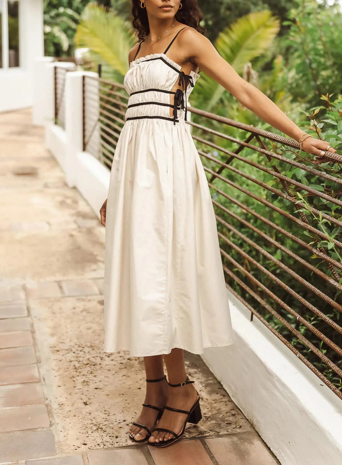 In the Moment Side Tie Dress