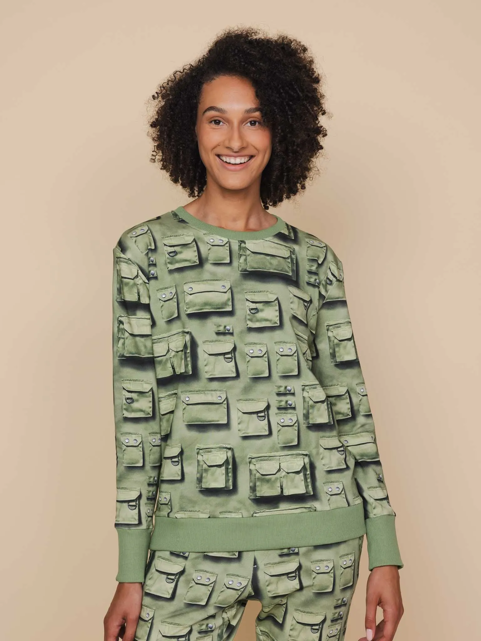 In The Pocket Sweater en Broek set Dames