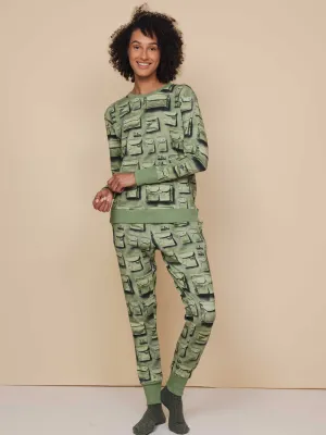 In The Pocket Sweater en Broek set Dames
