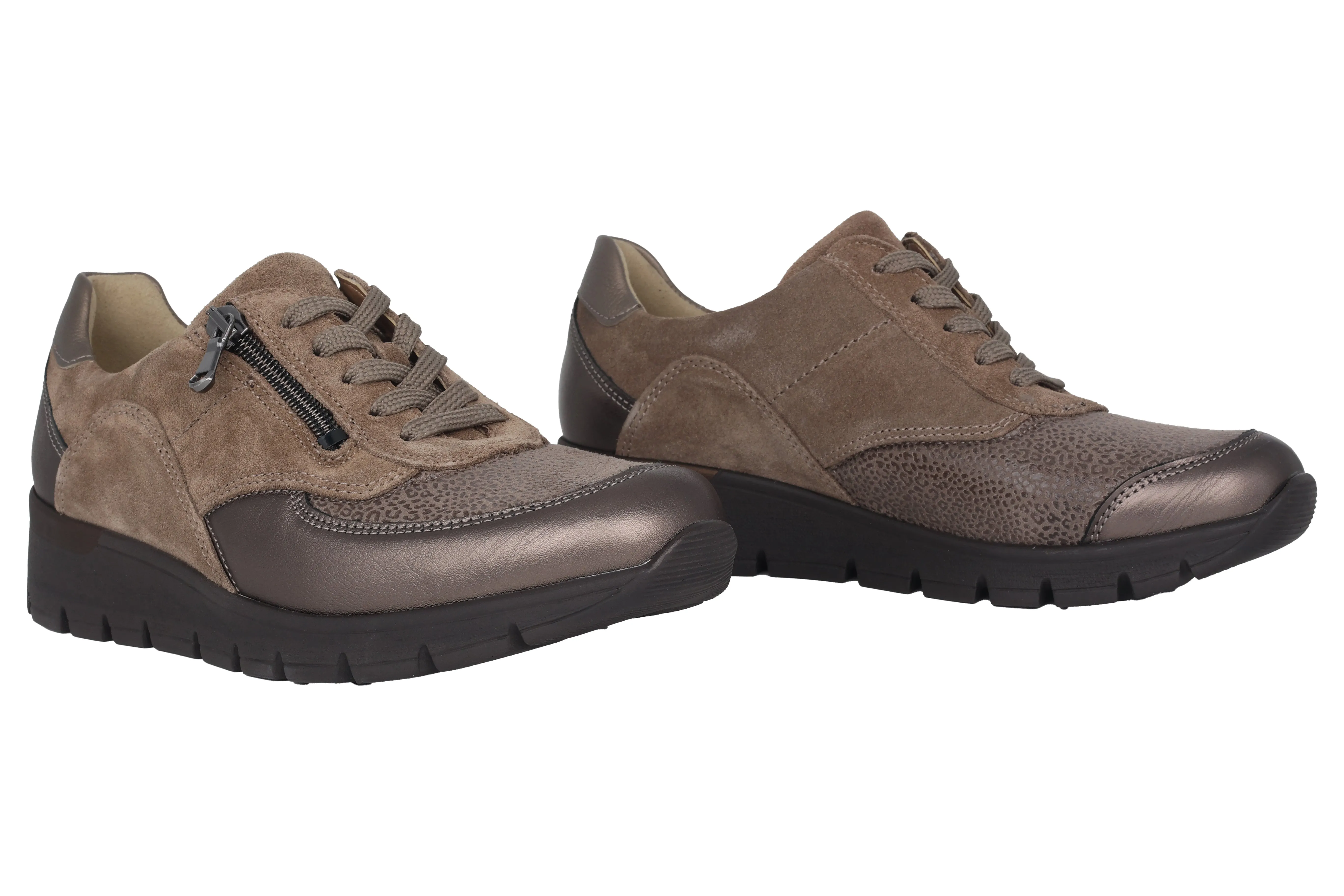 'K-Ramona' women's very wide fit (K) sneakers - grey