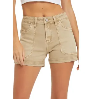 Kat Tan Denim Shorts