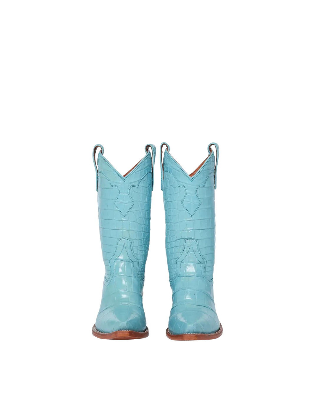 Kerri Pale Blue Croc