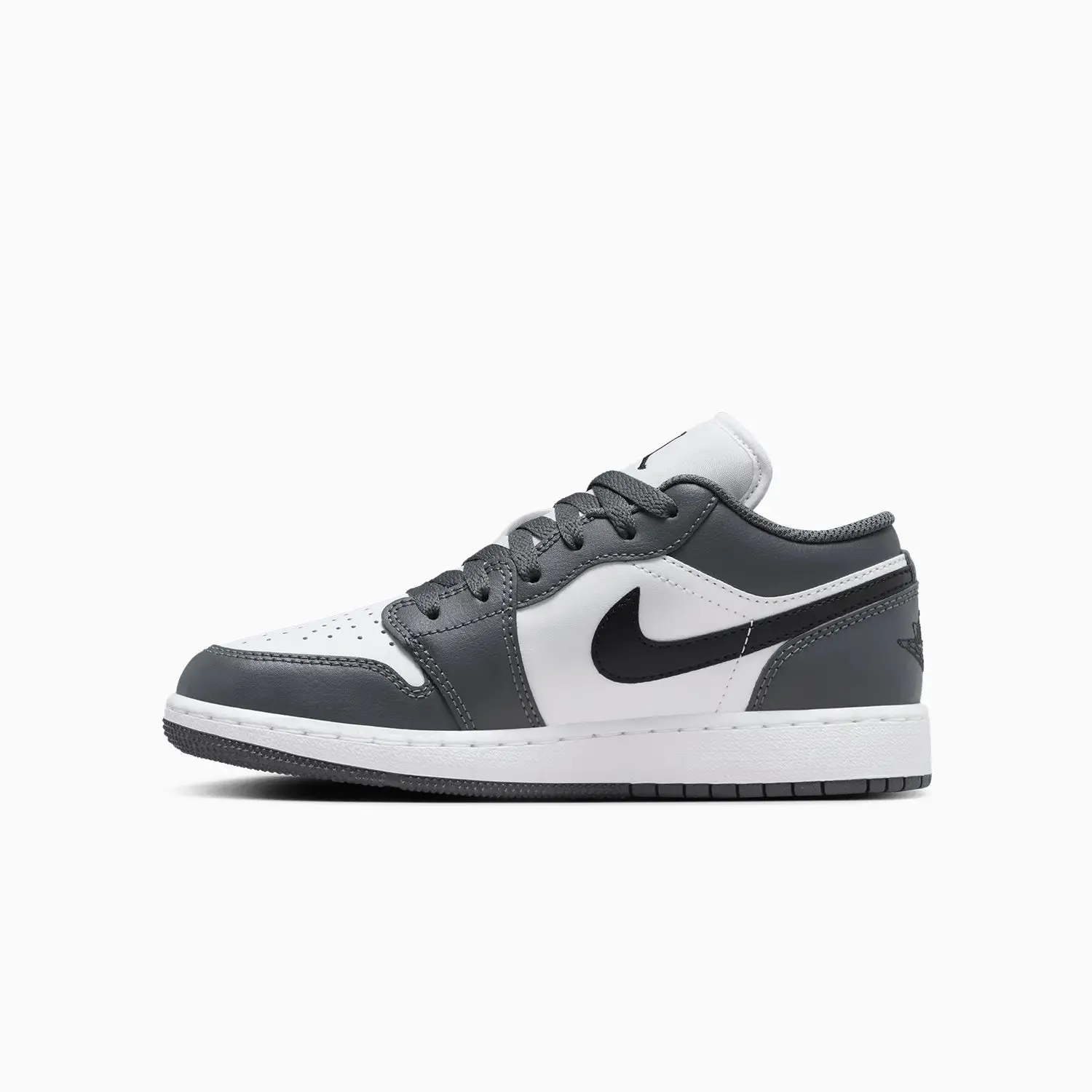 Kid's Air Jordan 1 Low "Iron Grey" Grade School