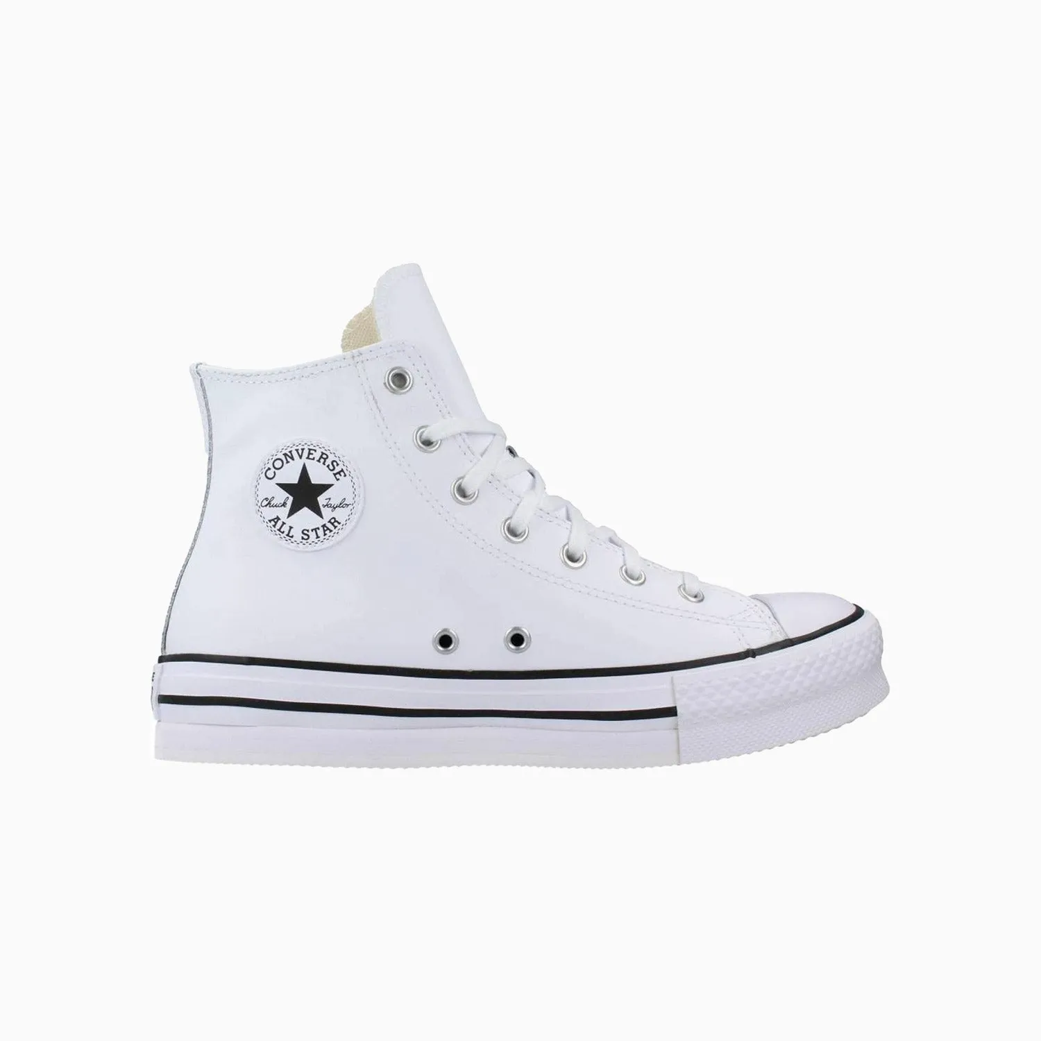Kid's Chuck Taylor All Star Lift Platform Leather Grade School