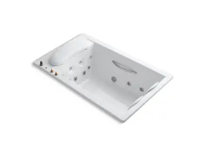 KOHLER K-1360-H2 RiverBath 75" x 45" drop-in heated whirlpool bath
