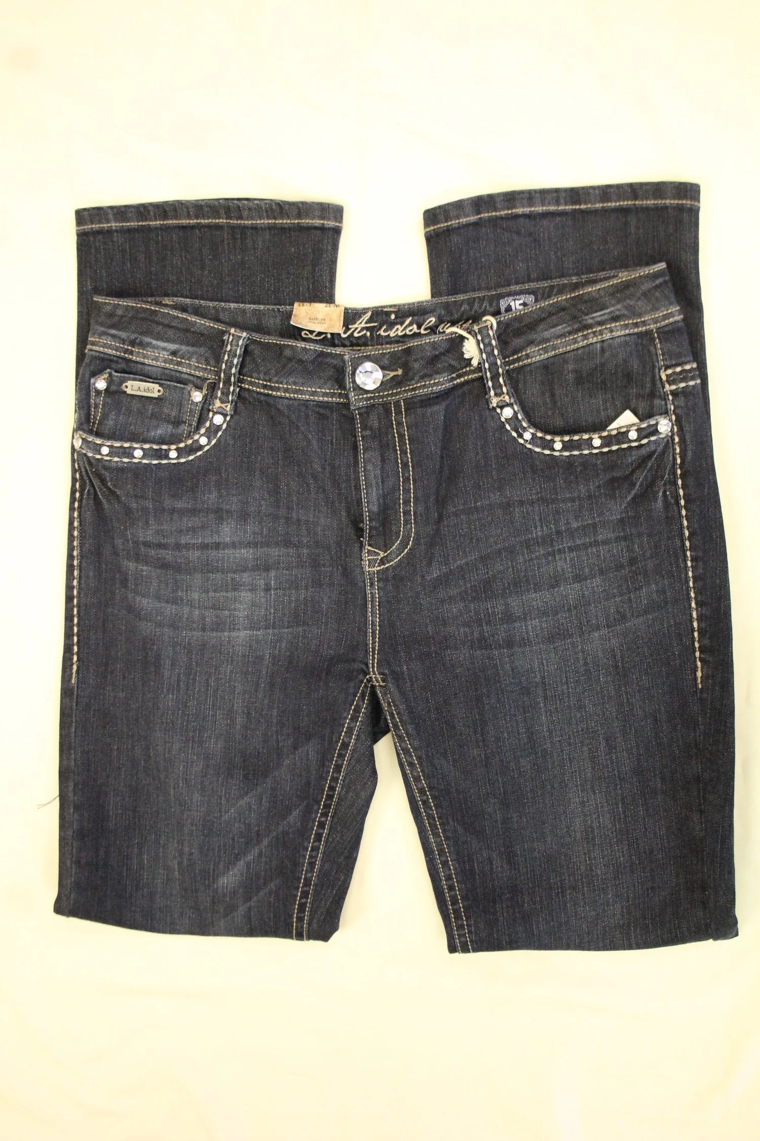 L.A. Idol | P5217BT-P Plus Size Boot Cut