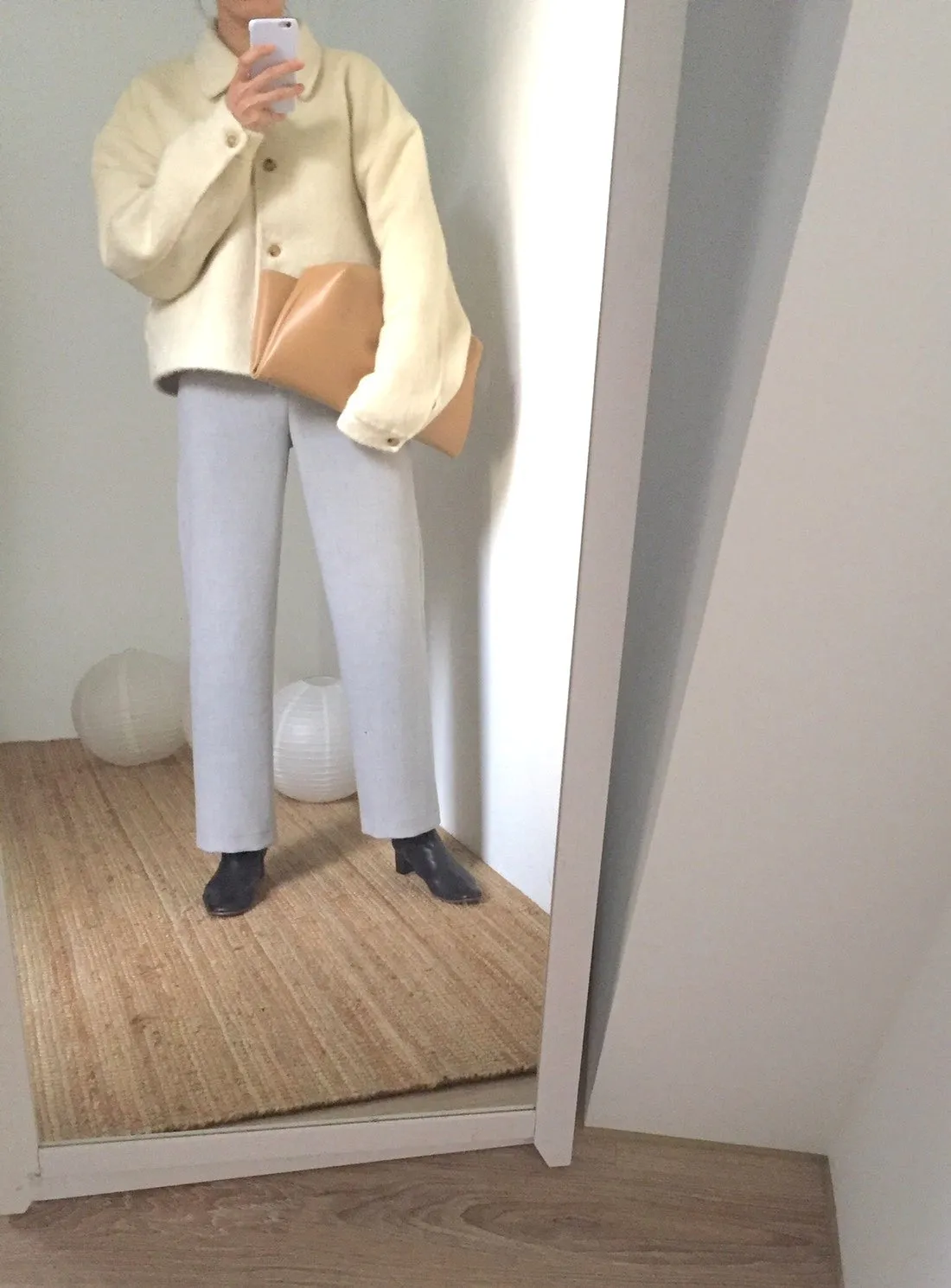 Lea Aviator Jacket (reversible, made with 60% alpaca)