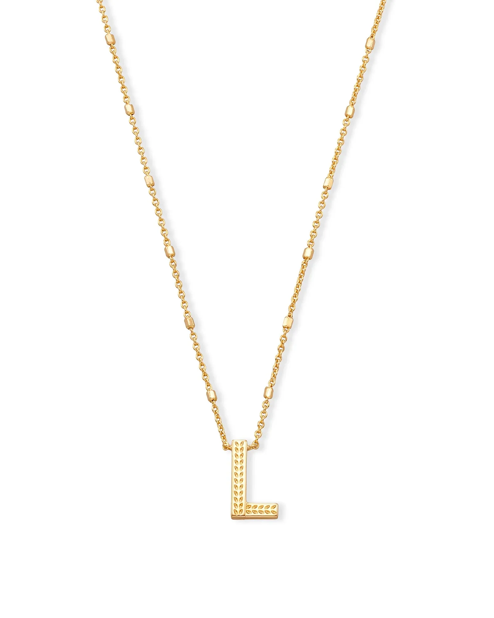 Letter Pendant Necklace