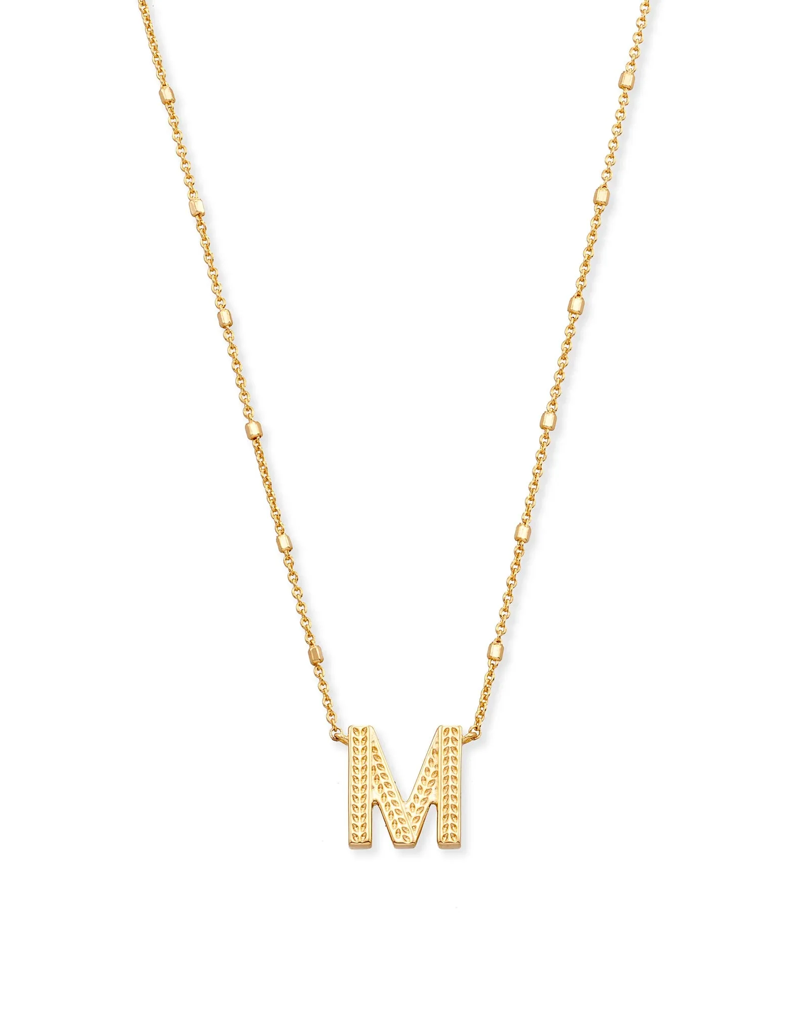 Letter Pendant Necklace