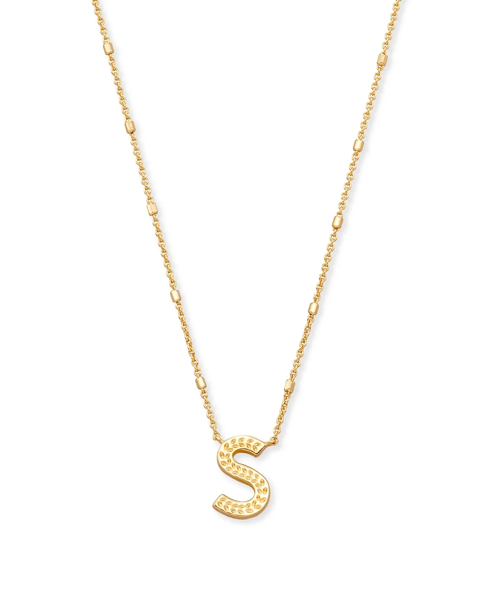 Letter Pendant Necklace