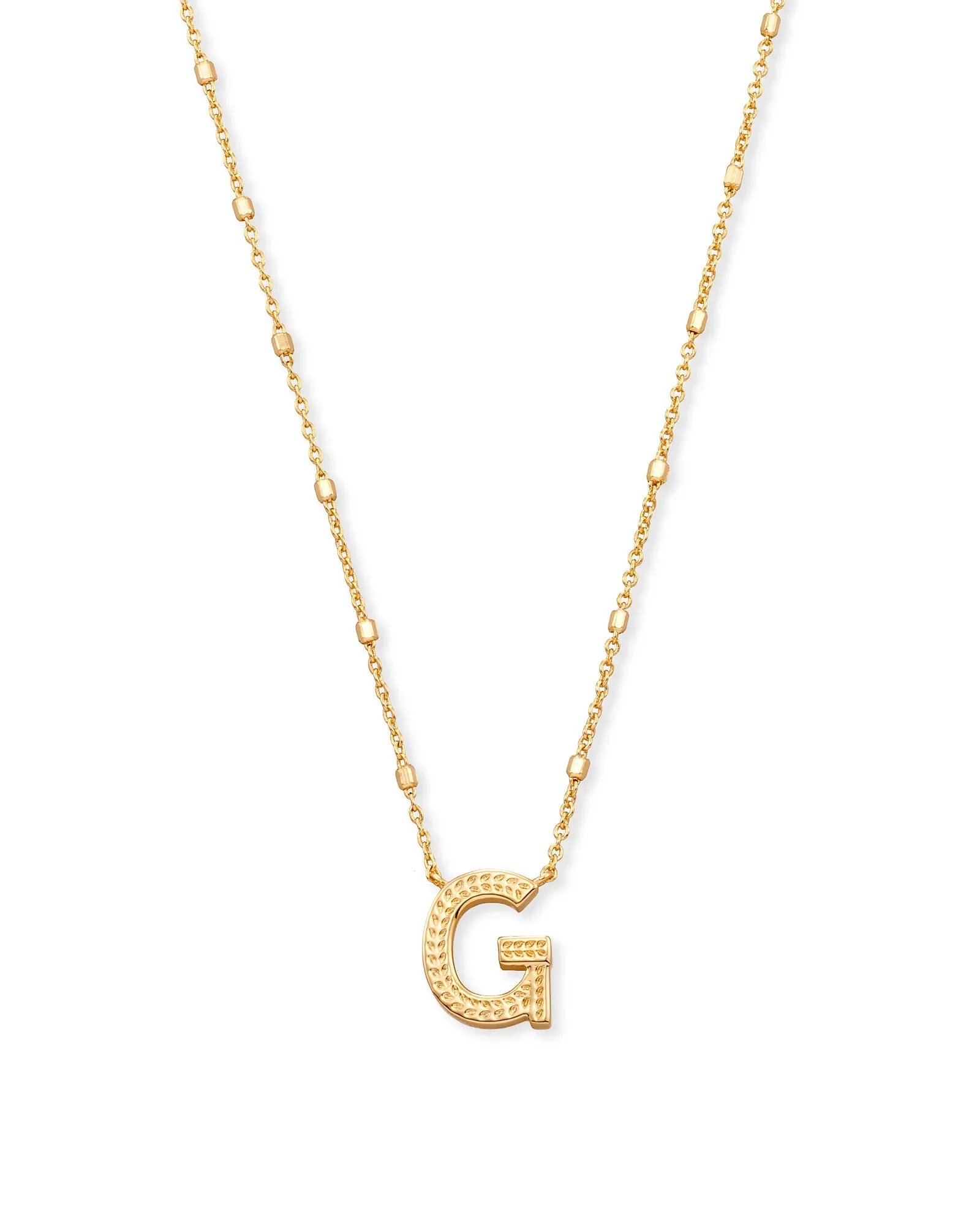 Letter Pendant Necklace