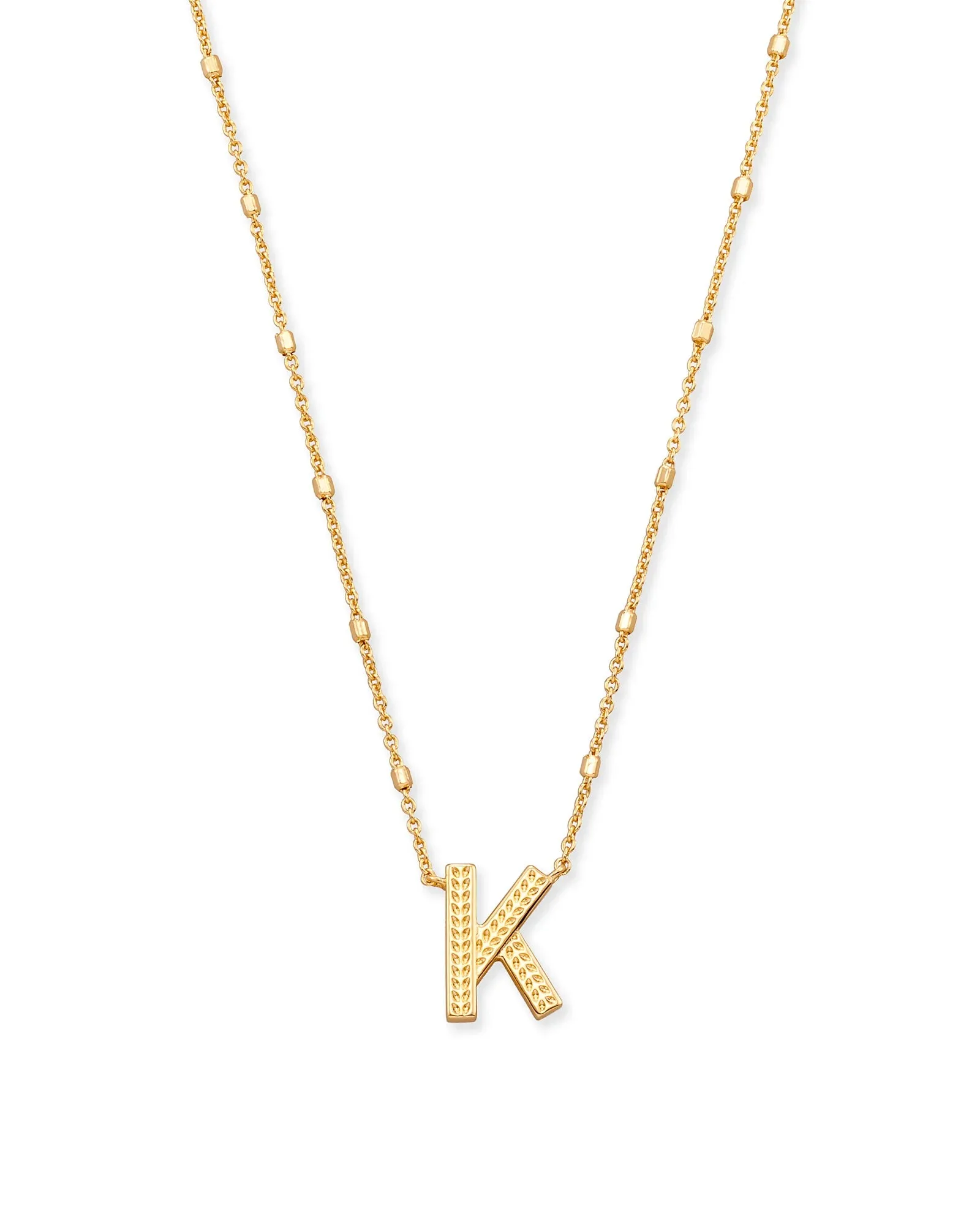 Letter Pendant Necklace