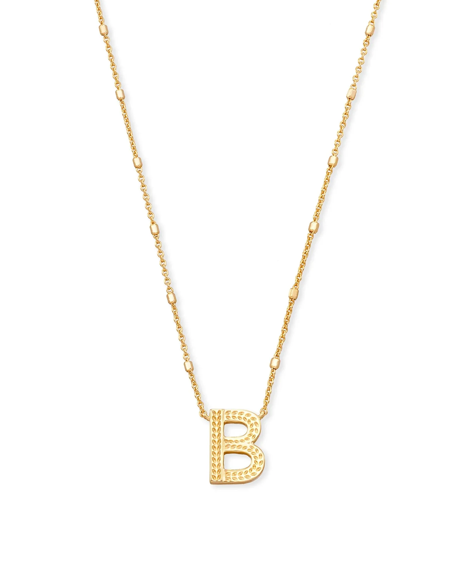 Letter Pendant Necklace