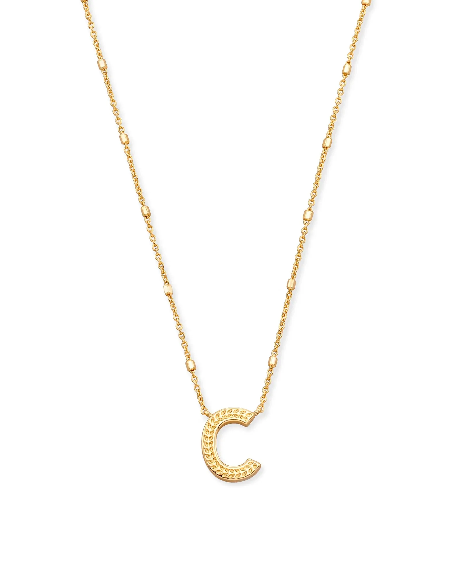 Letter Pendant Necklace