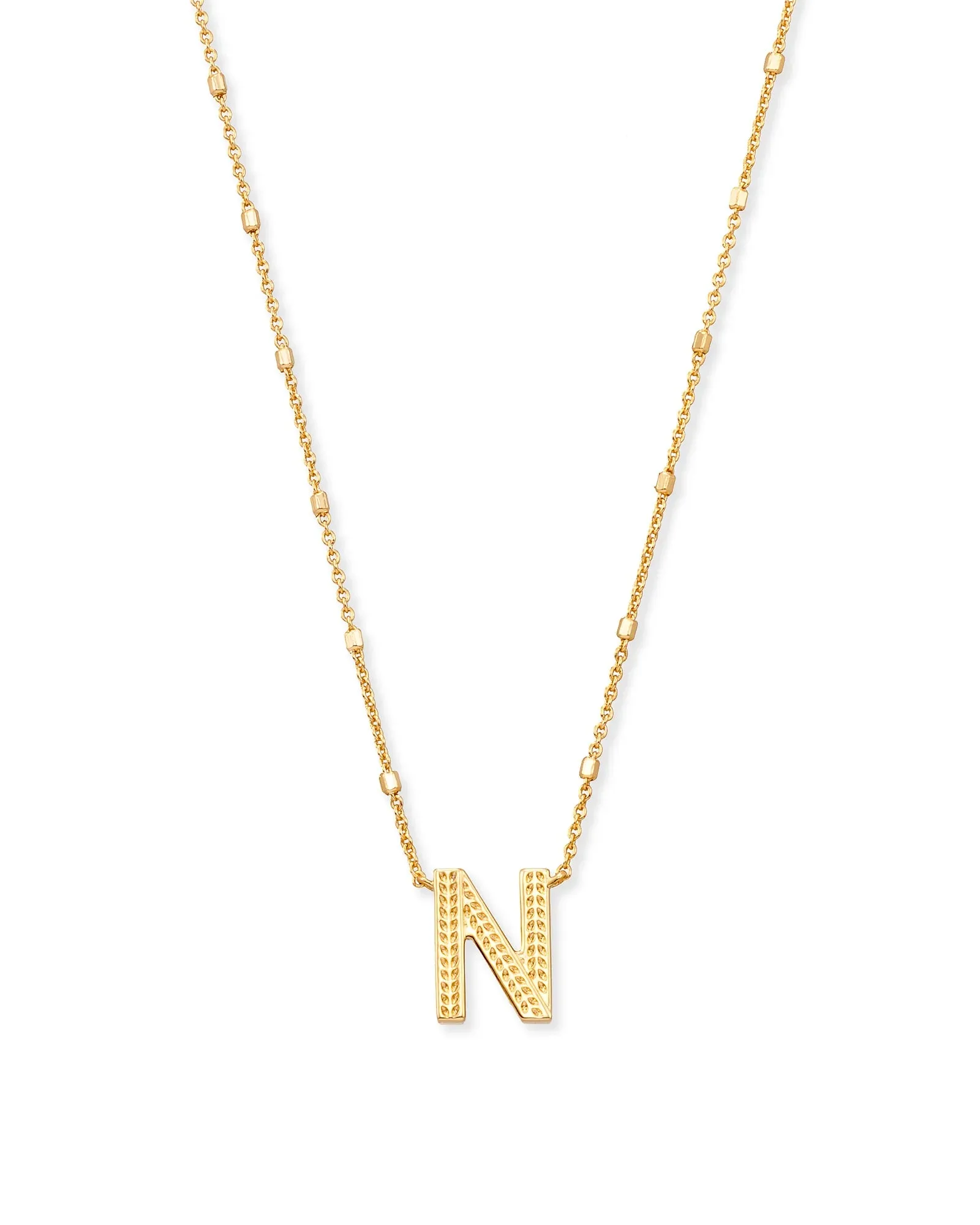 Letter Pendant Necklace