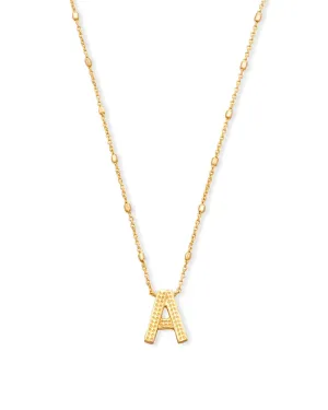 Letter Pendant Necklace