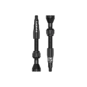 Lezyne Cnc, Tubeless Valve W/Al Stem Nut & Valve Wrench Cap - Black