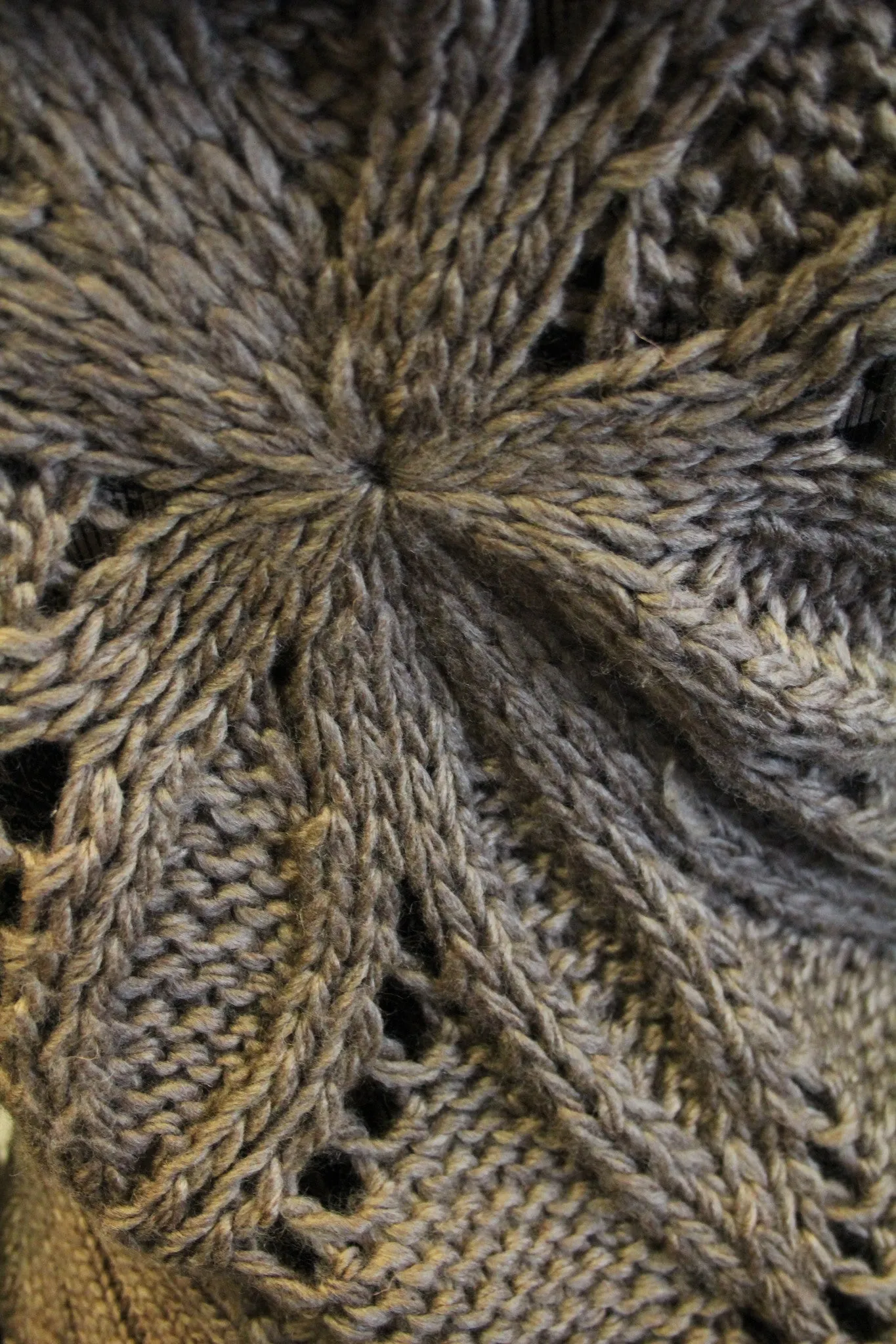 Lily | Crochet Mocha Sweater Cardigan