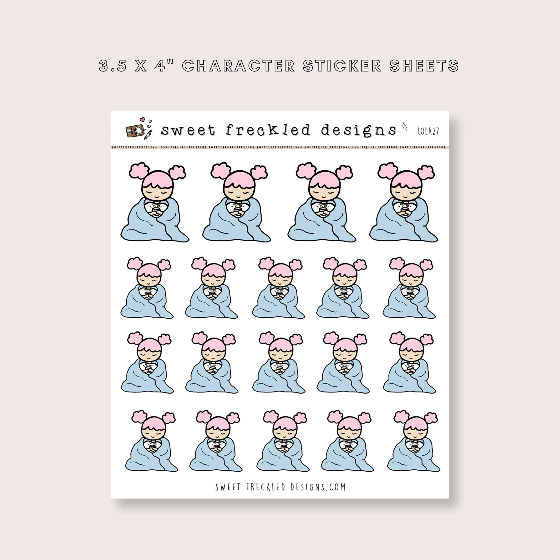 Lola Cozy Blanket Stickers