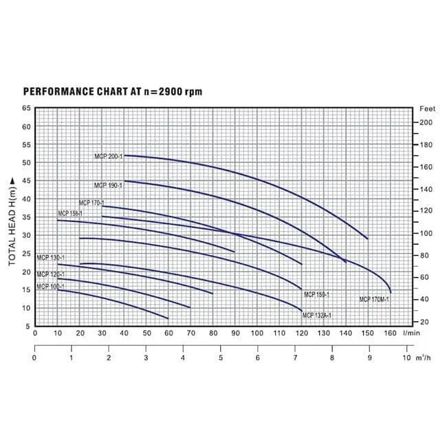 LuckyPro Centrifugal Pump 1.0HP & 1.5HP - MCP158-1 & MCP170-1