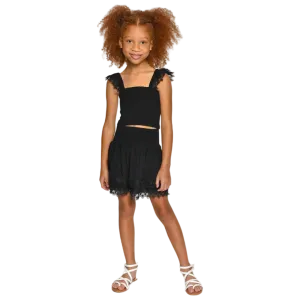 Mariel Skirt Set- Black