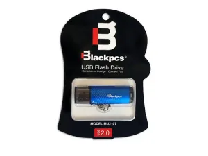 Memoria Flash Blackpcs Mu2107 Usb 2.0 8 Gb Extra Durable Azul