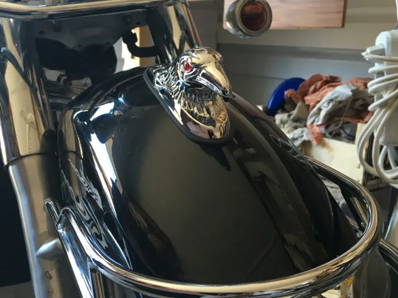 Motorcycle Eagle Head Fender Ornament
