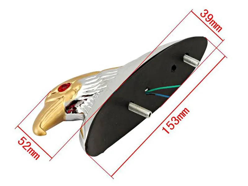 Motorcycle Eagle Head Fender Ornament